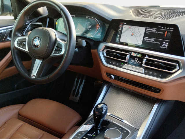 BMW Serie 4 420i Coupe color Azul. Año 2021. 135KW(184CV). Gasolina. En concesionario San Rafael Motor, S.L. de Córdoba