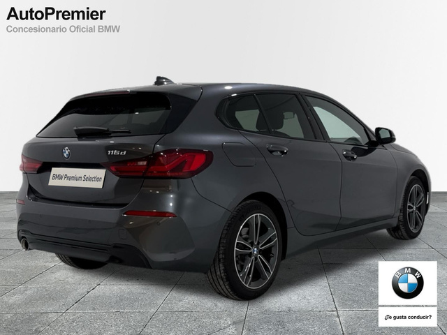 BMW Serie 1 116d color Gris. Año 2021. 85KW(116CV). Diésel. En concesionario Auto Premier, S.A. - MADRID de Madrid