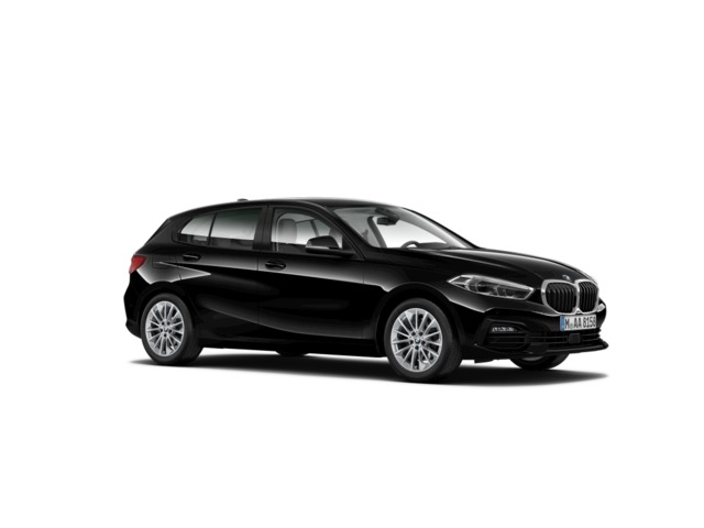 BMW Serie 1 118i color Negro. Año 2021. 103KW(140CV). Gasolina. En concesionario Hispamovil Elche de Alicante