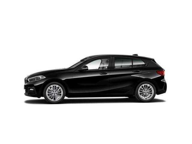 BMW Serie 1 118i color Negro. Año 2021. 103KW(140CV). Gasolina. En concesionario Hispamovil Elche de Alicante