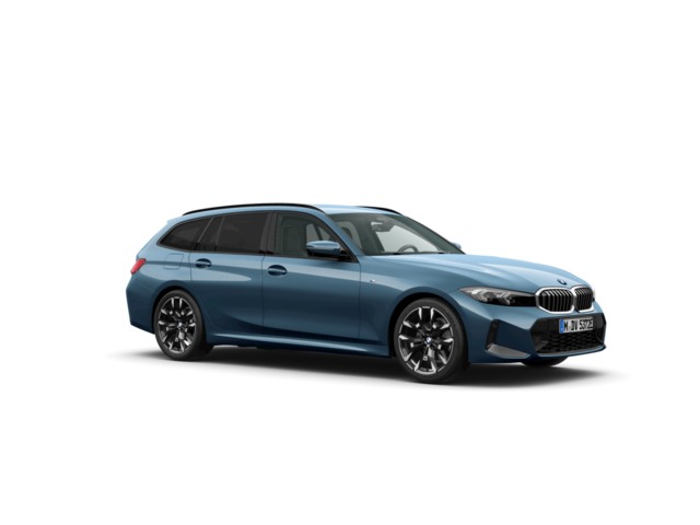 BMW Serie 3 330e Touring color Azul. Año 2024. 215KW(292CV). Híbrido Electro/Gasolina. En concesionario Movilnorte Las Rozas de Madrid