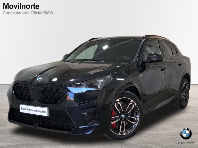 BMW X2 sDrive18d color Negro. Año 2024. 110KW(150CV). Diésel. En concesionario Movilnorte El Plantio de Madrid