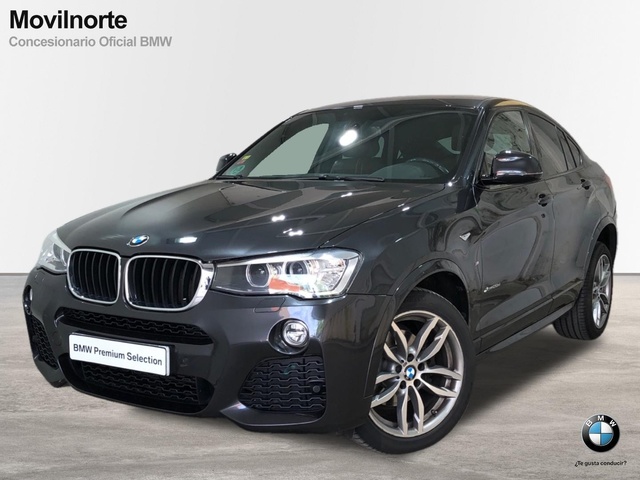 BMW X4 xDrive20d color Gris. Año 2018. 140KW(190CV). Diésel. En concesionario Movilnorte El Carralero de Madrid