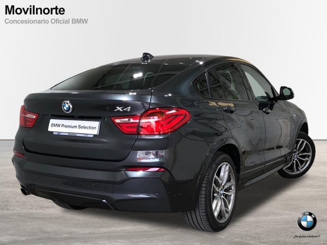 BMW X4 xDrive20d color Gris. Año 2018. 140KW(190CV). Diésel. En concesionario Movilnorte El Carralero de Madrid