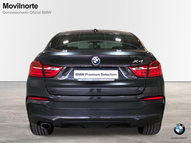 BMW X4 xDrive20d color Gris. Año 2018. 140KW(190CV). Diésel. En concesionario Movilnorte El Carralero de Madrid