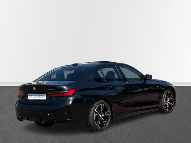 BMW Serie 3 318d color Negro. Año 2025. 110KW(150CV). Diésel. En concesionario MURCIA PREMIUM S.L. JUAN CARLOS I de Murcia