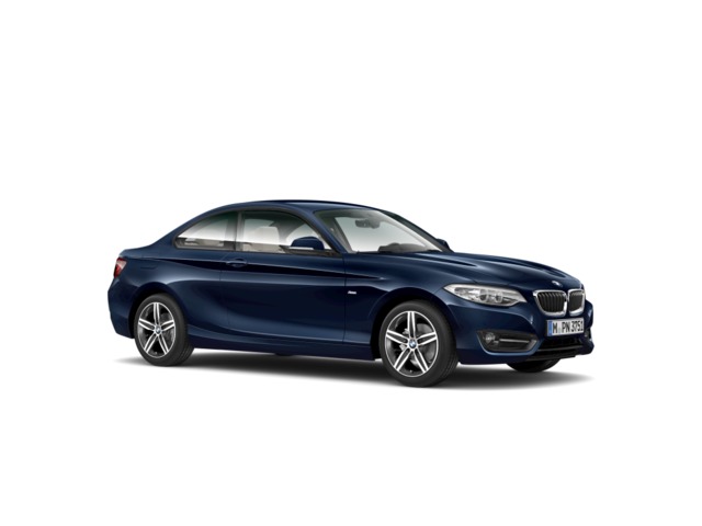 BMW Serie 2 218d Coupe color Azul. Año 2017. 110KW(150CV). Diésel. En concesionario Carteya Motor | Campo de Gibraltar de Cádiz