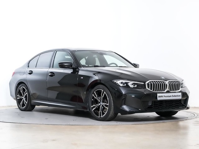 BMW Serie 3 318d color Negro. Año 2024. 110KW(150CV). Diésel. En concesionario Oliva Motor Tarragona de Tarragona