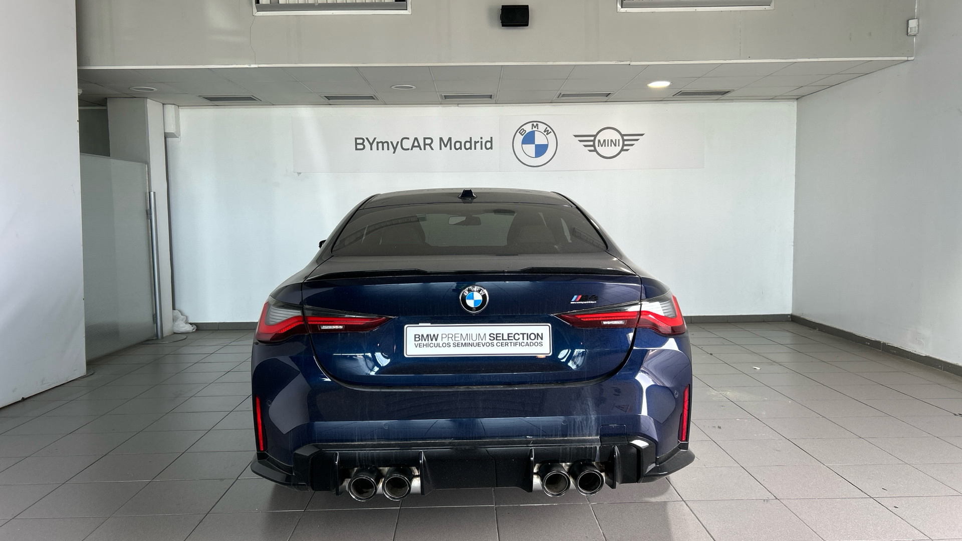 BMW M M4 Coupe color Azul. Año 2025. 375KW(510CV). Gasolina. En concesionario BYmyCAR Madrid - Alcalá de Madrid