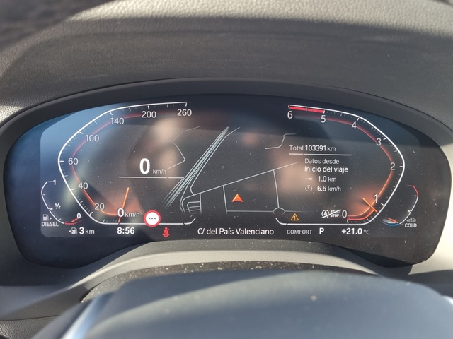 BMW X3 xDrive20d color Azul. Año 2021. 140KW(190CV). Diésel. En concesionario FINESTRAT Automoviles Fersan, S.A. de Alicante