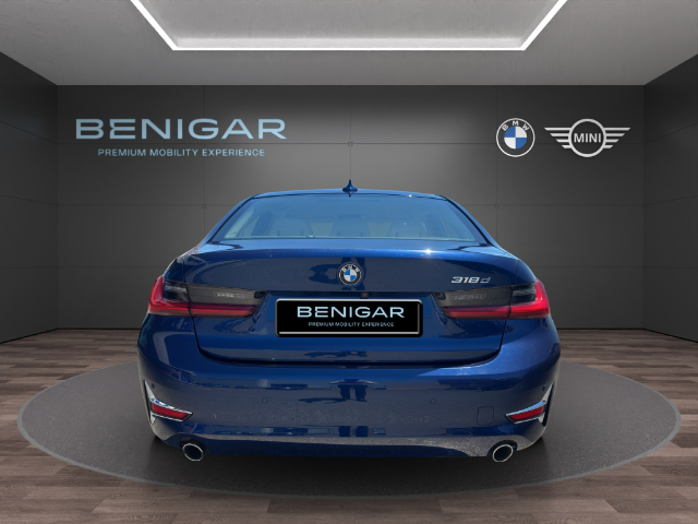 BMW Serie 3 318d color Azul. Año 2020. 110KW(150CV). Diésel. En concesionario Hispamovil Elche de Alicante