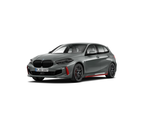 BMW Serie 1 128ti color Gris. Año 2024. 195KW(265CV). Gasolina. En concesionario Caetano Cuzco Raimundo Fernandez Villaverde, 45 de Madrid