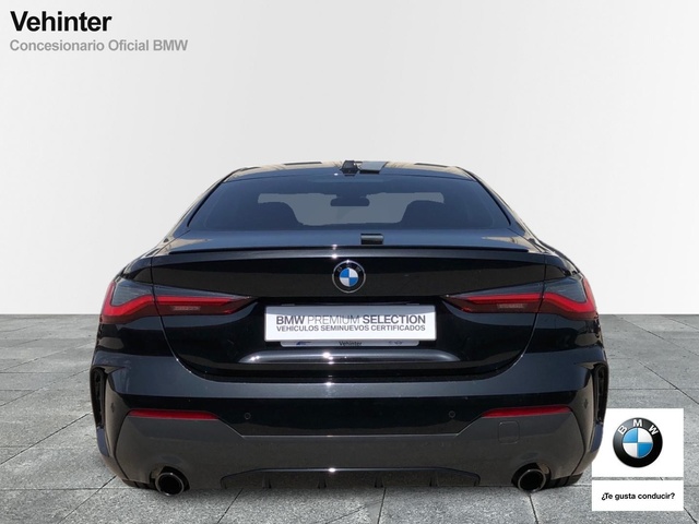 BMW Serie 4 420d Coupe color Negro. Año 2023. 140KW(190CV). Diésel. En concesionario Vehinter Getafe de Madrid