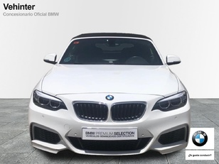 Fotos de BMW Serie 2 218i Cabrio color Blanco. Año 2019. 100KW(136CV). Gasolina. En concesionario Vehinter Getafe de Madrid