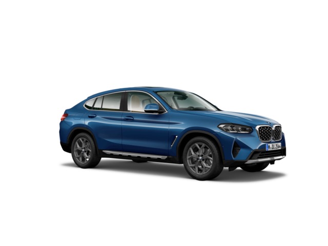 BMW X4 xDrive20d color Azul. Año 2022. 140KW(190CV). Diésel. En concesionario Vehinter Alcorcón de Madrid