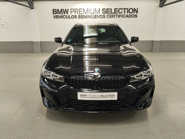 BMW Serie 3 320d Touring color Negro. Año 2023. 140KW(190CV). Híbrido Electro/Diesel. En concesionario Autoberón de La Rioja