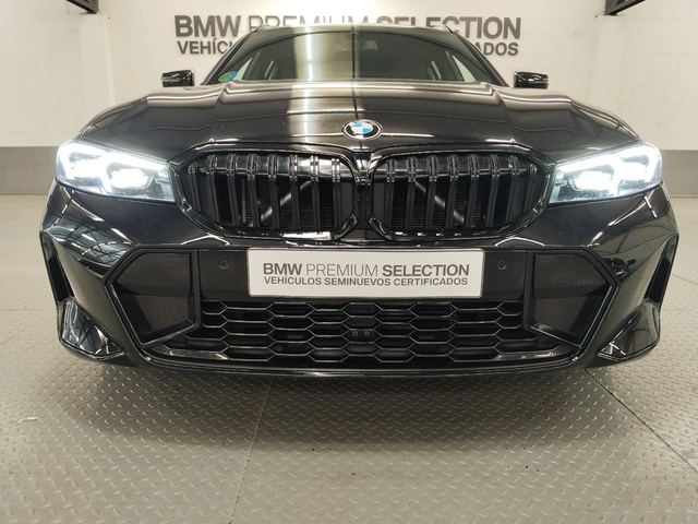 BMW Serie 3 320d Touring color Negro. Año 2023. 140KW(190CV). Híbrido Electro/Diesel. En concesionario Autoberón de La Rioja