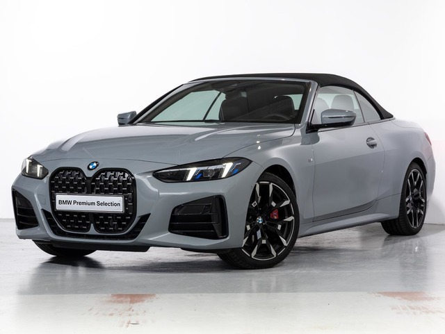 BMW Serie 4 430i Cabrio color Gris. Año 2024. 180KW(245CV). Gasolina. En concesionario Oliva Motor Girona de Girona