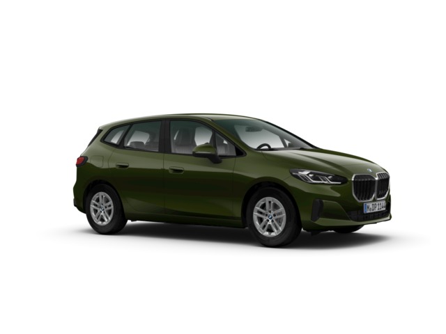 BMW Serie 2 218d Active Tourer color Verde. Año 2025. 110KW(150CV). Diésel. En concesionario Motor Munich Cadi - Manresa - VO de Barcelona
