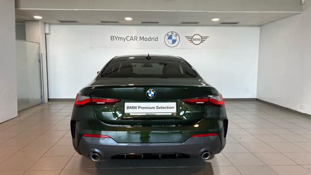 BMW Serie 4 420d Coupe color Azul. Año 2021. 140KW(190CV). Diésel. En concesionario BYmyCAR Madrid - Alcalá de Madrid