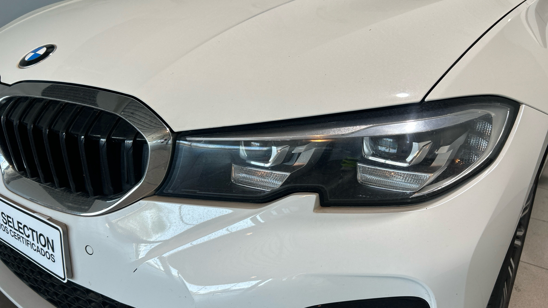 BMW Serie 3 320d color Blanco. Año 2022. 140KW(190CV). Diésel. En concesionario BYmyCAR Madrid - Alcalá de Madrid
