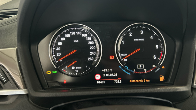 BMW X1 xDrive18d color Gris. Año 2020. 110KW(150CV). Diésel. En concesionario BYmyCAR Madrid - Alcalá de Madrid