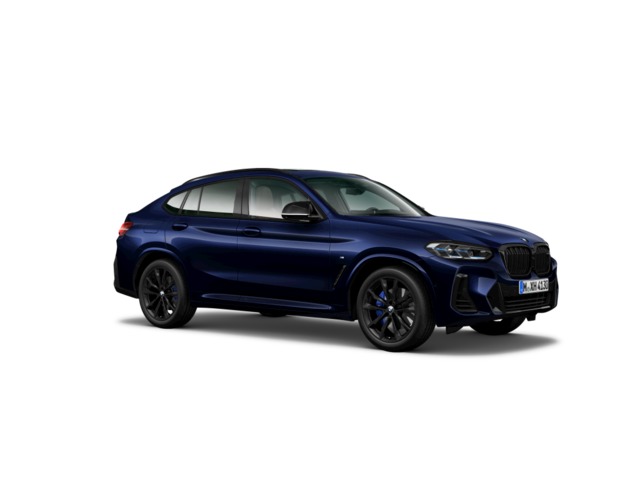 BMW X4 M40d color Azul. Año 2024. 250KW(340CV). Diésel. En concesionario Movilnorte El Plantio de Madrid