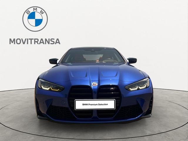 BMW M M4 Coupe Competition color Azul. Año 2022. 375KW(510CV). Gasolina. En concesionario Movitransa Cars Jerez de Cádiz