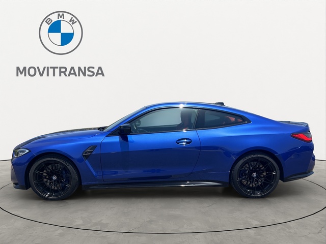 BMW M M4 Coupe Competition color Azul. Año 2022. 375KW(510CV). Gasolina. En concesionario Movitransa Cars Jerez de Cádiz
