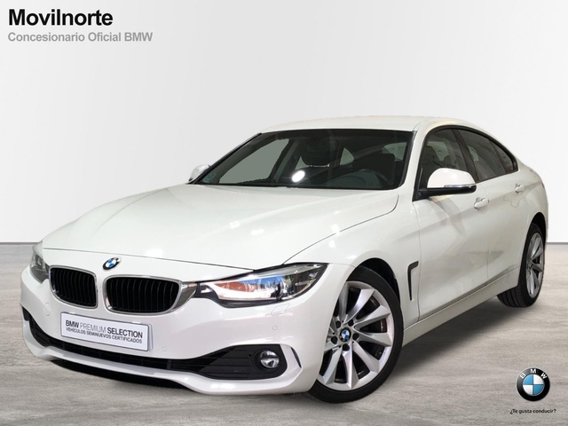 BMW Serie 4 420i Gran Coupe color Blanco. Año 2020. 135KW(184CV). Gasolina. En concesionario Movilnorte El Plantio de Madrid