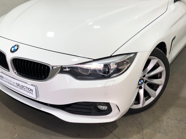 BMW Serie 4 420i Gran Coupe color Blanco. Año 2020. 135KW(184CV). Gasolina. En concesionario Movilnorte El Plantio de Madrid