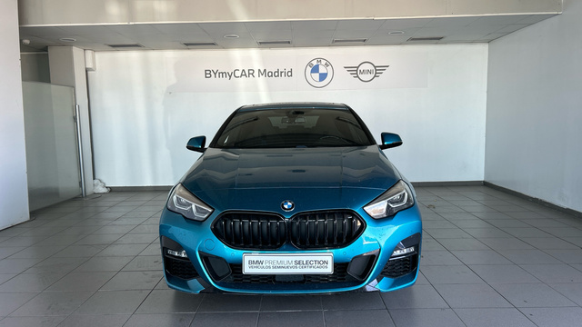 BMW Serie 2 218i Gran Coupe color Azul. Año 2021. 103KW(140CV). Gasolina. En concesionario BYmyCAR Madrid - Alcalá de Madrid