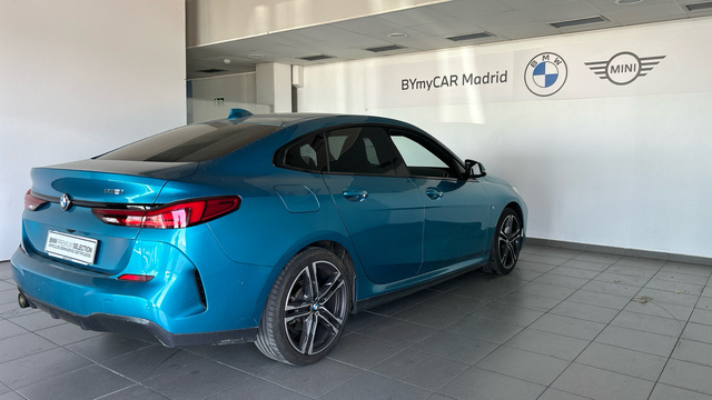 BMW Serie 2 218i Gran Coupe color Azul. Año 2021. 103KW(140CV). Gasolina. En concesionario BYmyCAR Madrid - Alcalá de Madrid