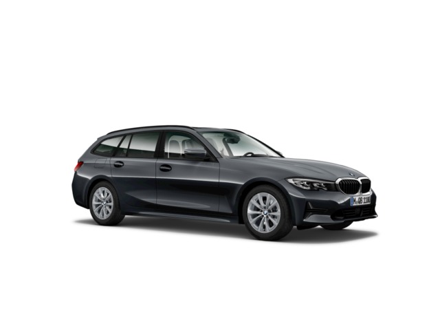 BMW Serie 3 320d Touring color Gris. Año 2021. 140KW(190CV). Diésel. En concesionario Augusta Aragon S.A. de Zaragoza