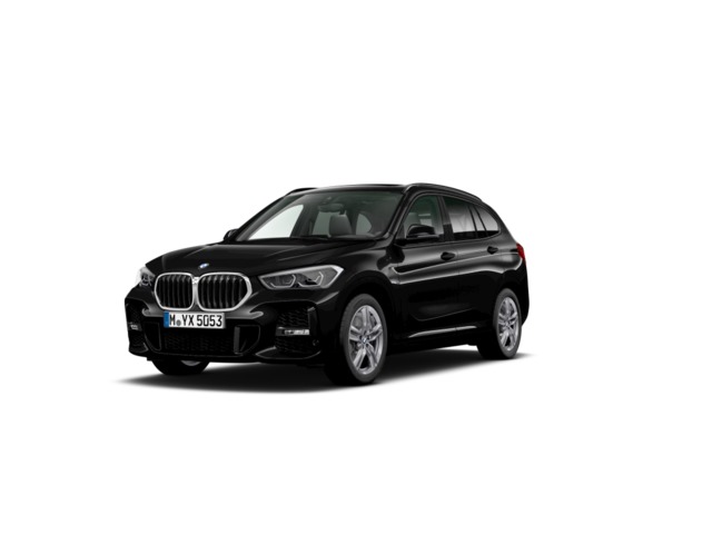 BMW X1 sDrive20d color Negro. Año 2021. 140KW(190CV). Diésel. En concesionario Augusta Aragon S.A. de Zaragoza