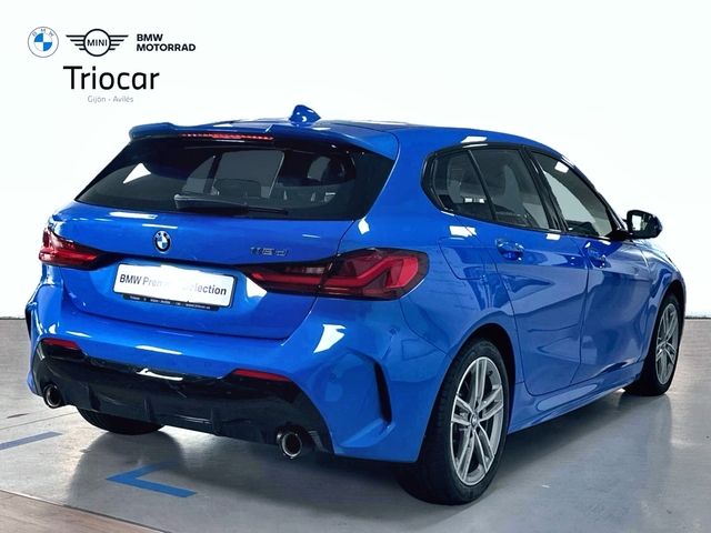BMW Serie 1 118d color Azul. Año 2021. 110KW(150CV). Diésel. En concesionario Triocar Gijón (Bmw y Mini) de Asturias