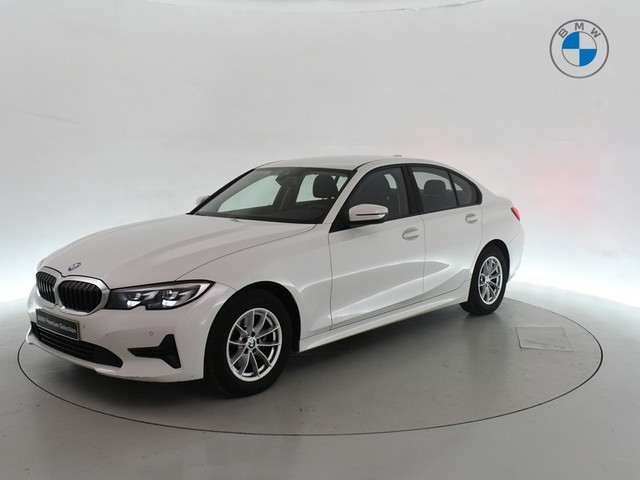 BMW Serie 3 320d color Blanco. Año 2021. 140KW(190CV). Diésel. En concesionario BYmyCAR Madrid - Alcalá de Madrid