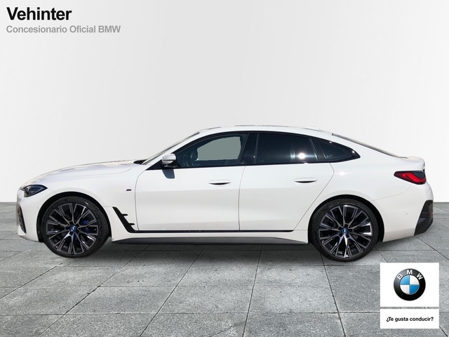 BMW i4 eDrive35 color Blanco. Año 2024. 210KW(286CV). Eléctrico. En concesionario Vehinter Getafe de Madrid