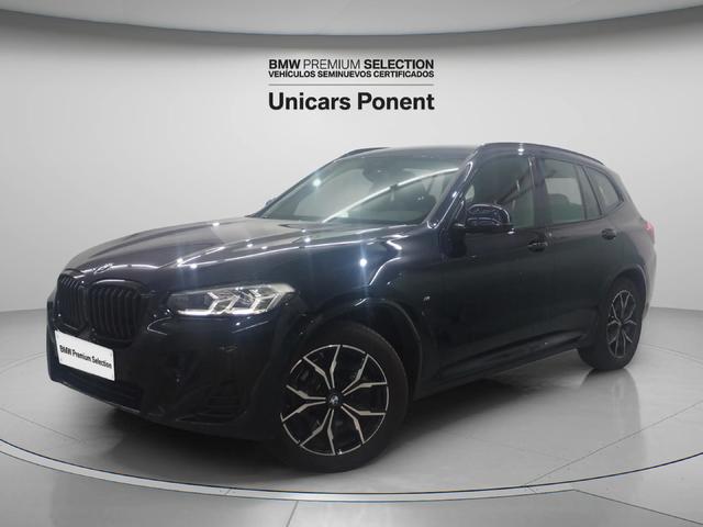 BMW X3 xDrive20d color Negro. Año 2022. 140KW(190CV). Diésel. En concesionario Unicars Ponent de Lleida