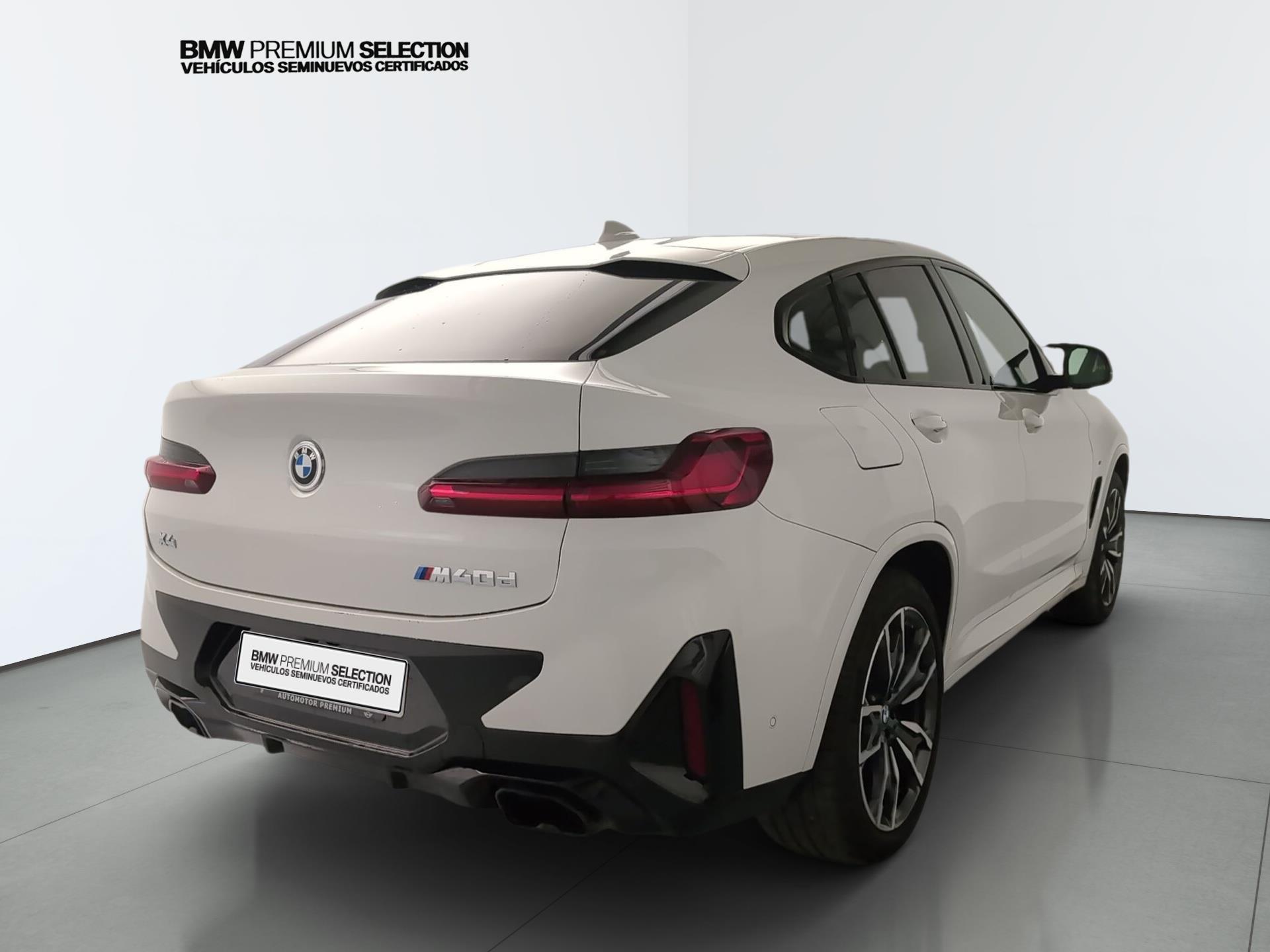 BMW X4 M40d color Blanco. Año 2024. 250KW(340CV). Diésel. En concesionario Automotor Premium Viso - Málaga de Málaga