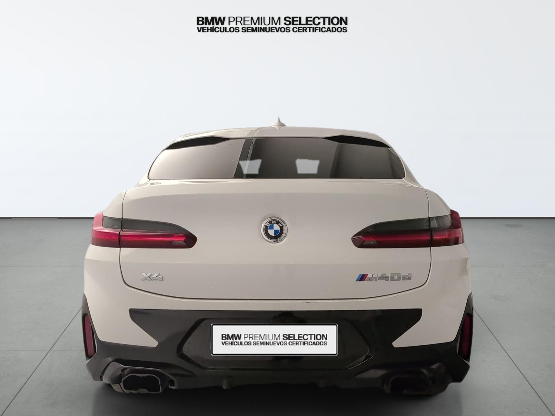 BMW X4 M40d color Blanco. Año 2024. 250KW(340CV). Diésel. En concesionario Automotor Premium Viso - Málaga de Málaga