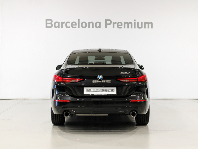 BMW Serie 2 218d Gran Coupe color Negro. Año 2024. 110KW(150CV). Diésel. En concesionario Barcelona Premium -- GRAN VIA de Barcelona