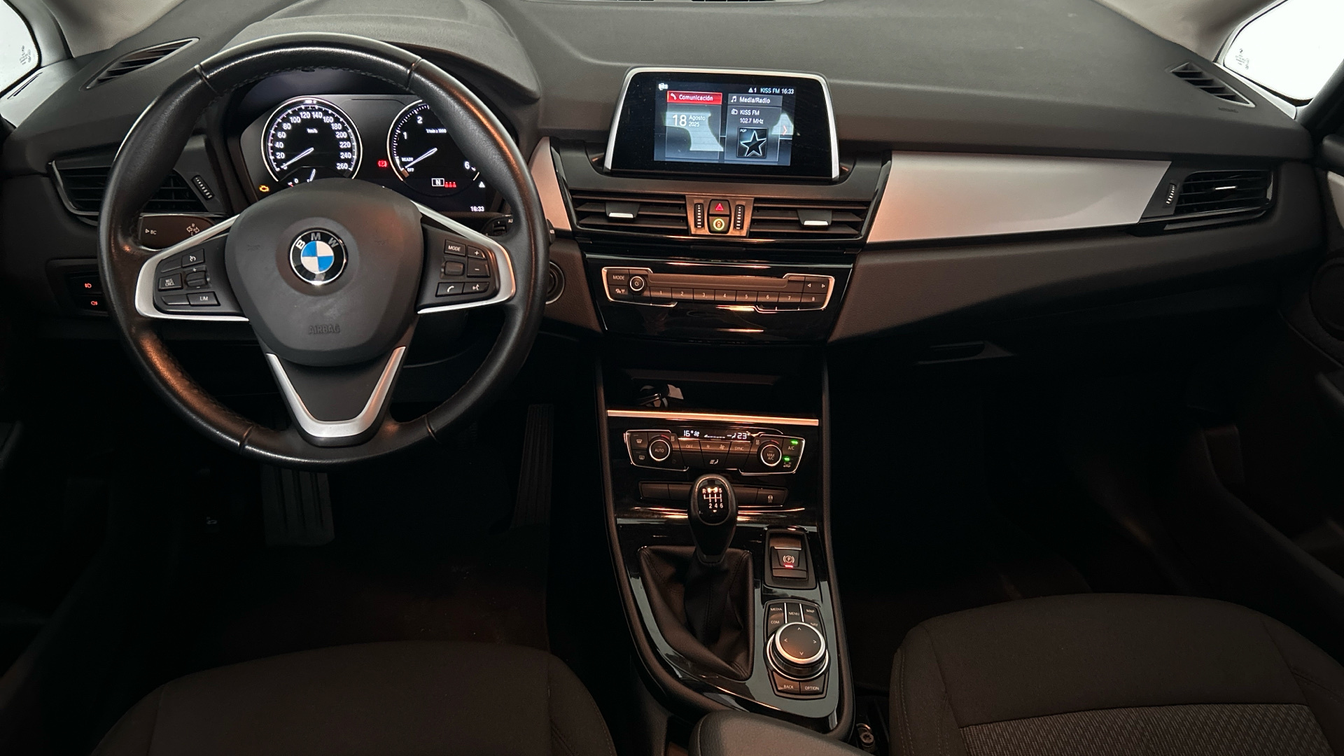 BMW Serie 2 216d Active Tourer color Blanco. Año 2021. 85KW(116CV). Diésel. En concesionario BYmyCAR Madrid - Alcalá de Madrid