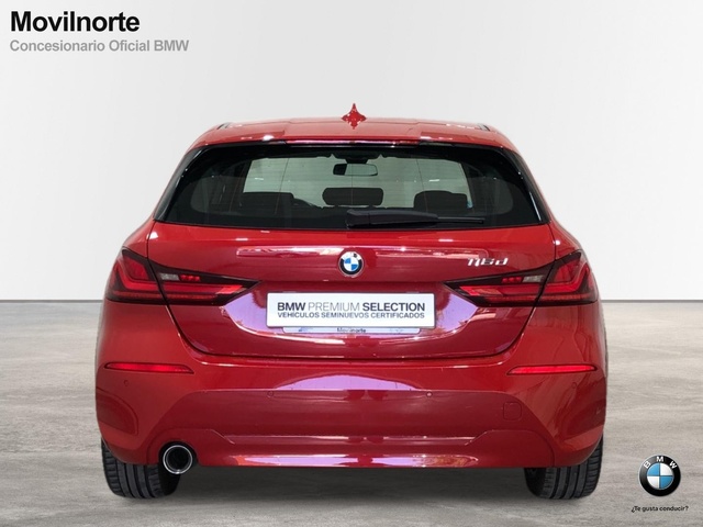 BMW Serie 1 116d color Rojo. Año 2020. 85KW(116CV). Diésel. En concesionario Movilnorte El Plantio de Madrid