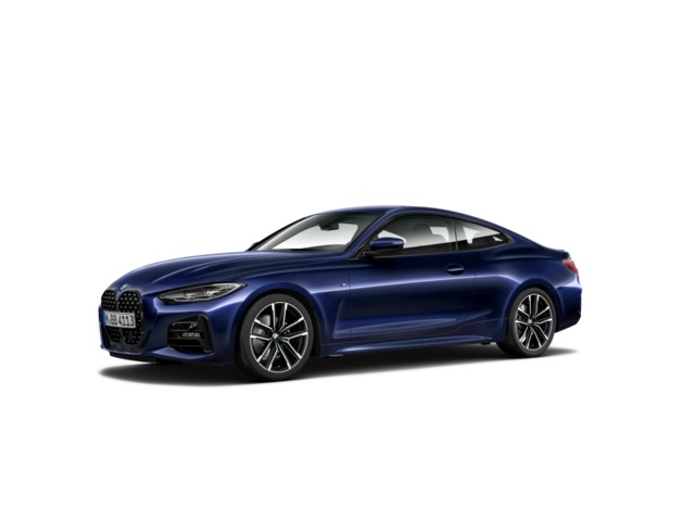 BMW Serie 4 420d Coupe color Azul. Año 2022. 140KW(190CV). Diésel. En concesionario Vehinter Alcorcón de Madrid