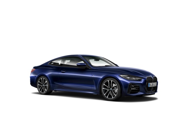 BMW Serie 4 420d Coupe color Azul. Año 2022. 140KW(190CV). Diésel. En concesionario Vehinter Alcorcón de Madrid