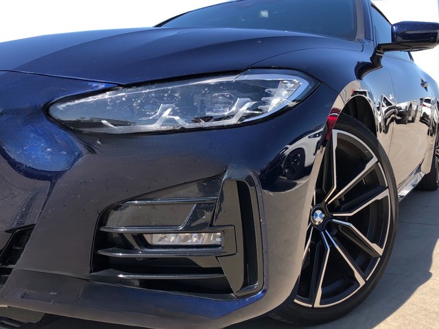 BMW Serie 4 420d Coupe color Azul. Año 2022. 140KW(190CV). Diésel. En concesionario Vehinter Alcorcón de Madrid