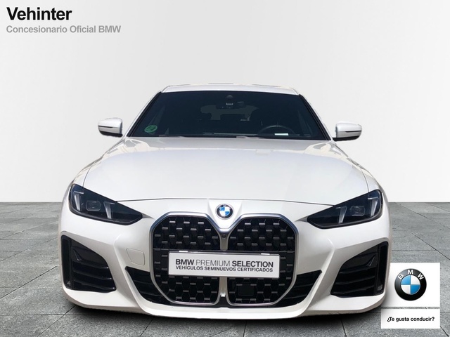 BMW Serie 4 420i Gran Coupe color Blanco. Año 2024. 135KW(184CV). Gasolina. En concesionario Vehinter Getafe de Madrid