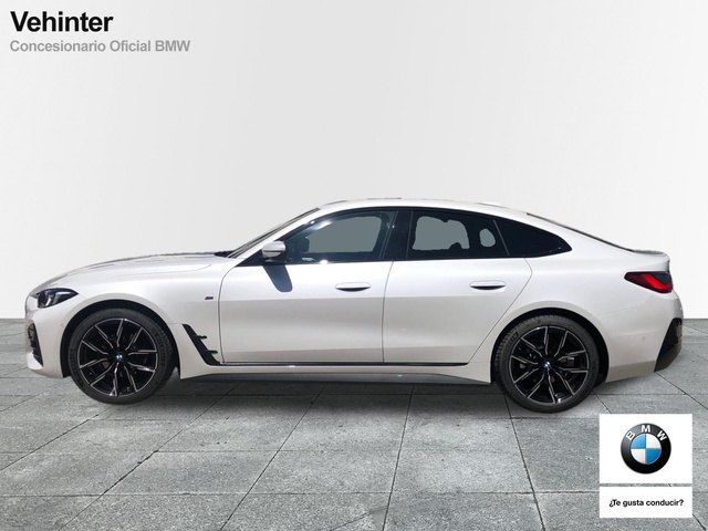 BMW Serie 4 420i Gran Coupe color Blanco. Año 2024. 135KW(184CV). Gasolina. En concesionario Vehinter Getafe de Madrid
