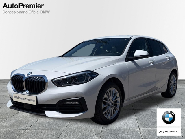 BMW Serie 1 118i color Blanco. Año 2022. 103KW(140CV). Gasolina. En concesionario Auto Premier, S.A. - MADRID de Madrid